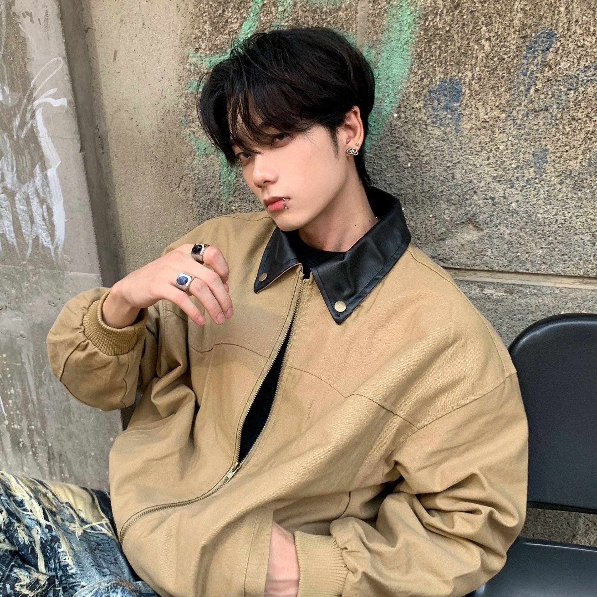 洋楽 TUNE TOWNE XI Detroit high-end jacket TI118 – Tindiny