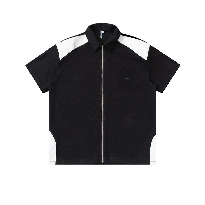 Black and white  leather sleeve TI86