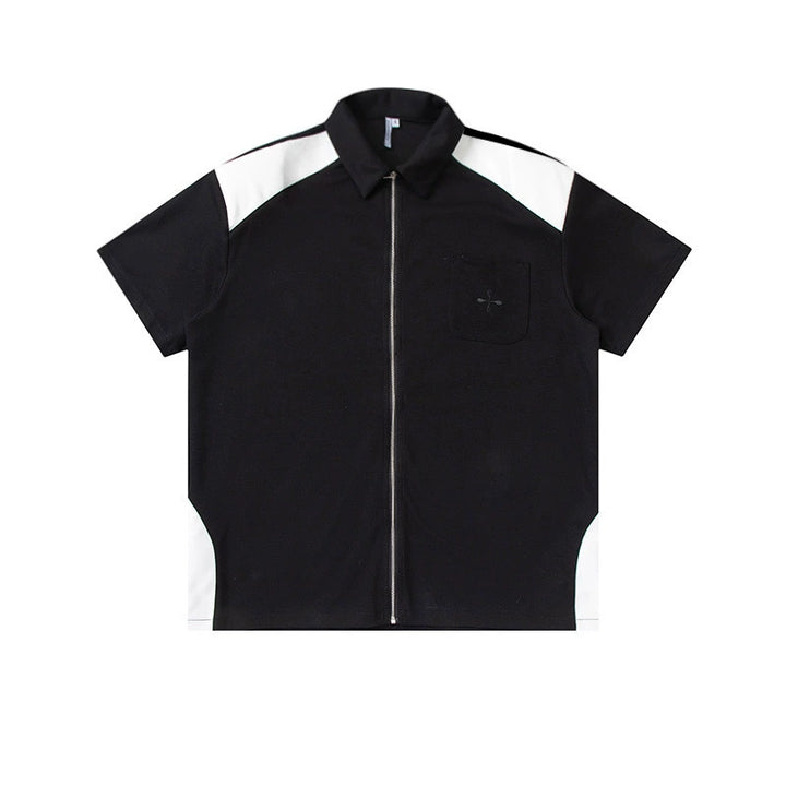 Black and white  leather sleeve TI86
