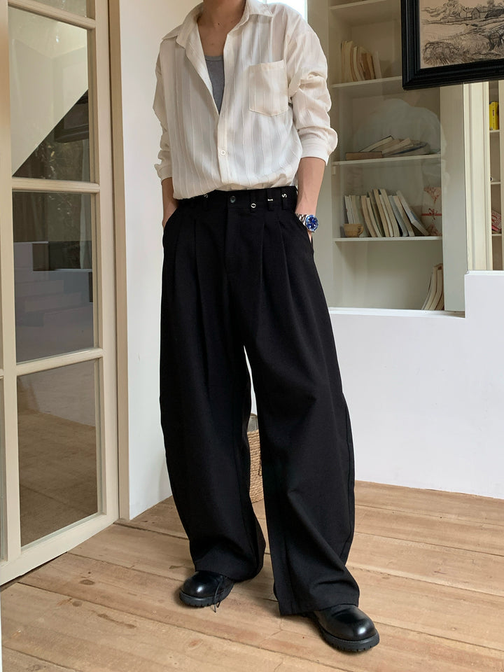 Korean trendy wide-leg trousers TI109