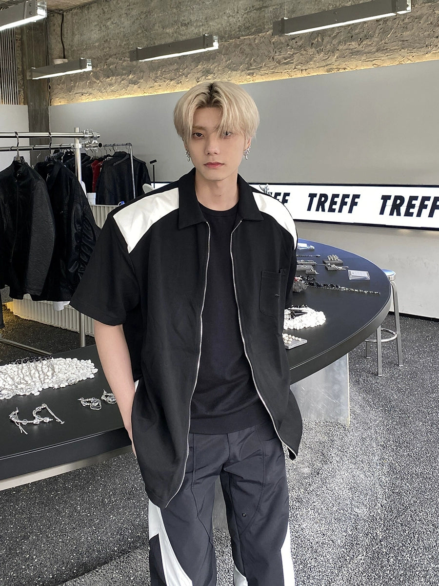 Black and white  leather sleeve TI86