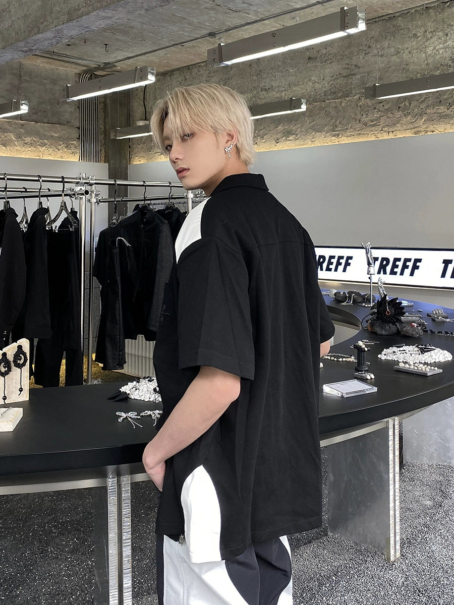 Black and white  leather sleeve TI86