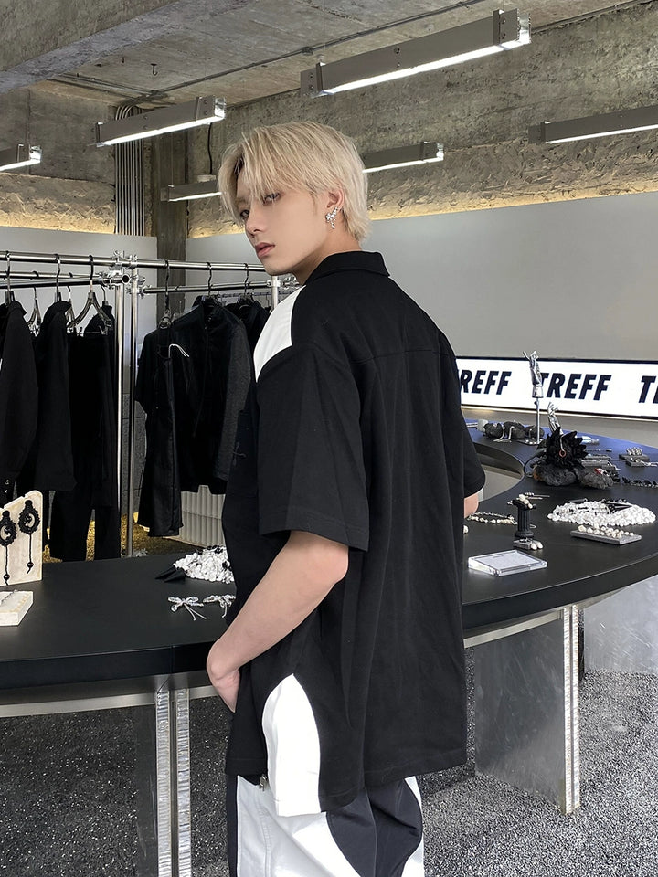 Black and white  leather sleeve TI86