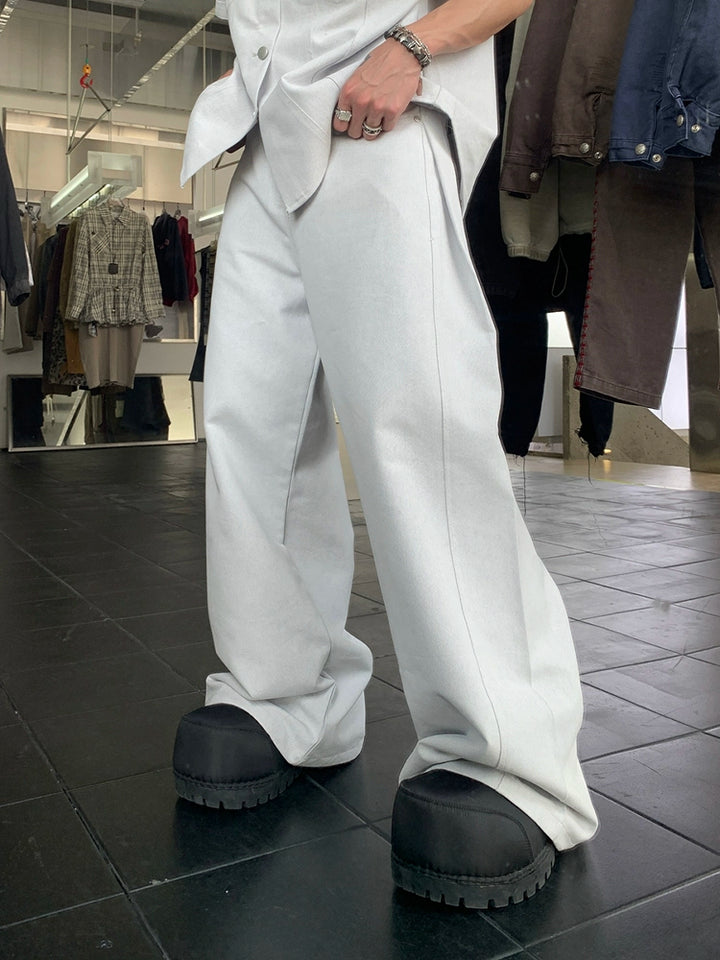 Wide-legged high-end pants TI87