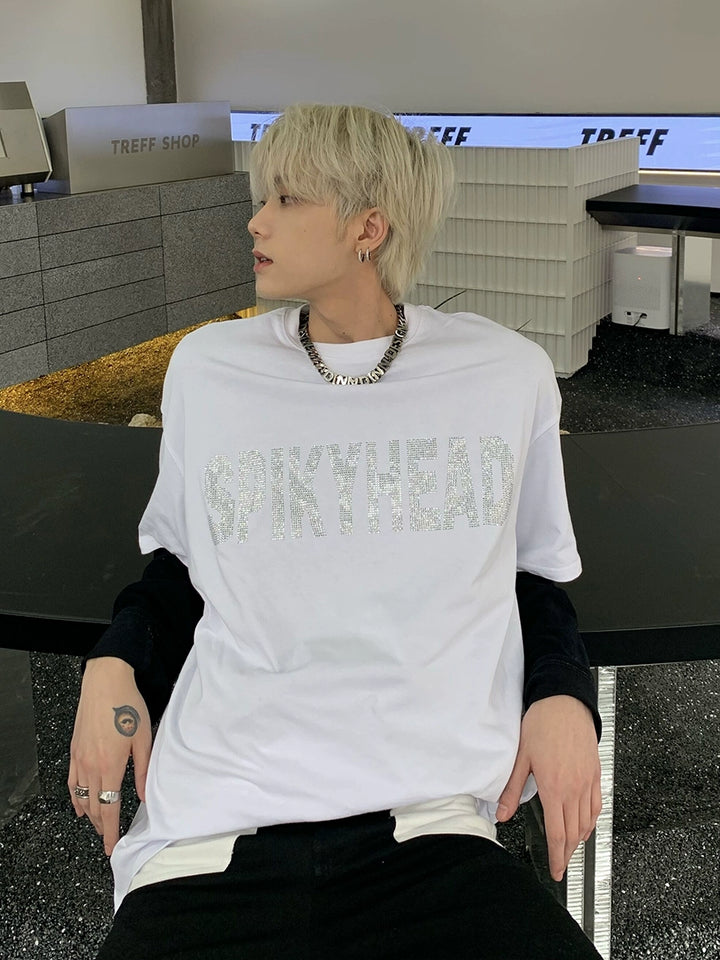 Diamond Retro Sleeve T-Shirt TI92