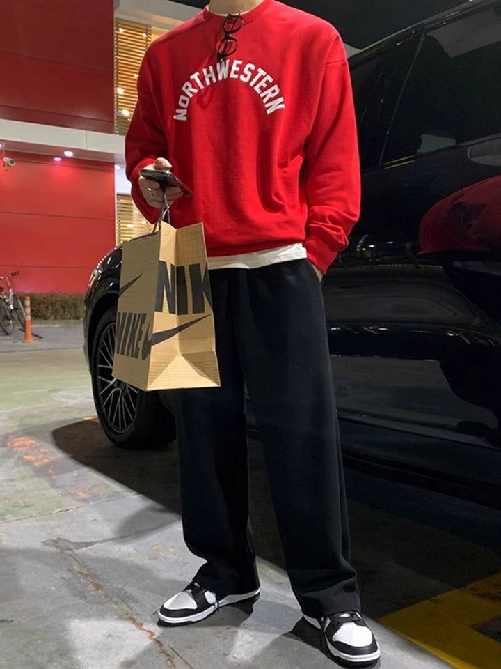 Wide-legCotton Sweatpants TI97