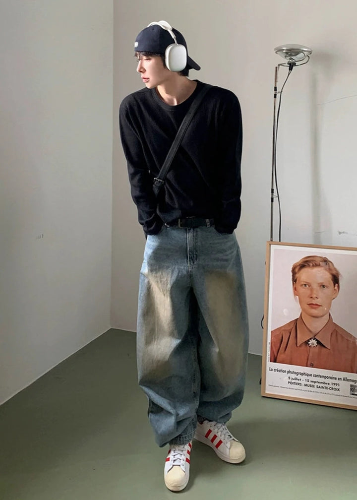 Loose mop long pants TI27