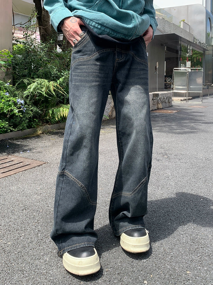 Bootcut wide-leg jeans TI91