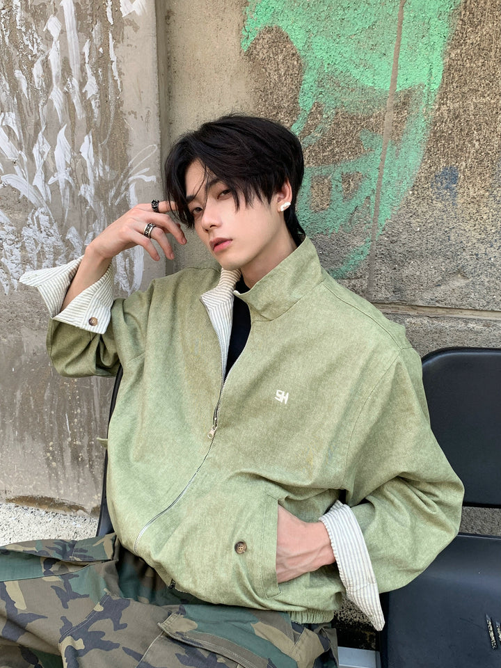 New striped reversible jacket TI121