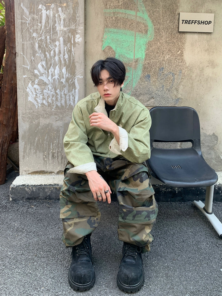 New striped reversible jacket TI121