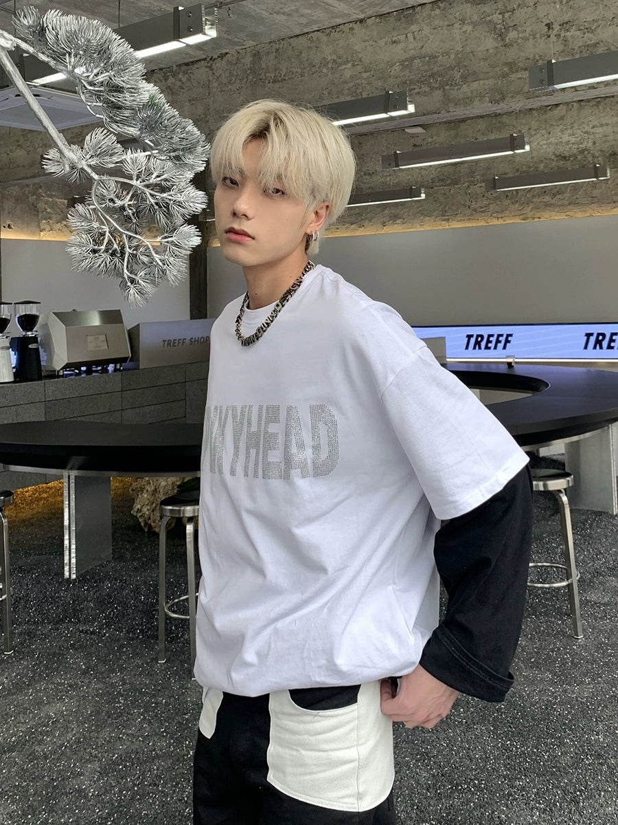 Diamond Retro Sleeve T-Shirt TI92