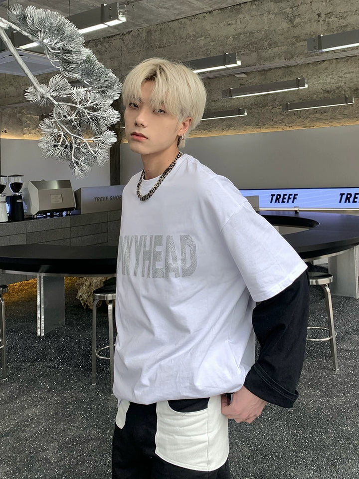 Diamond Retro Sleeve T-Shirt TI92