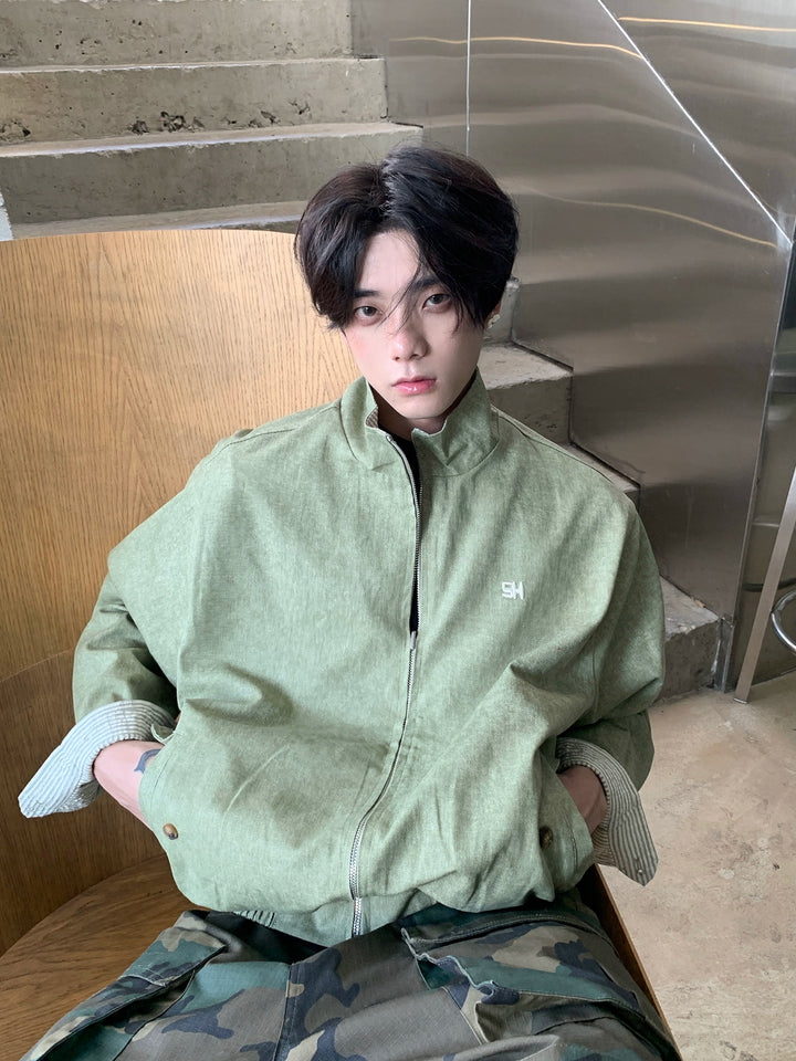 New striped reversible jacket TI121