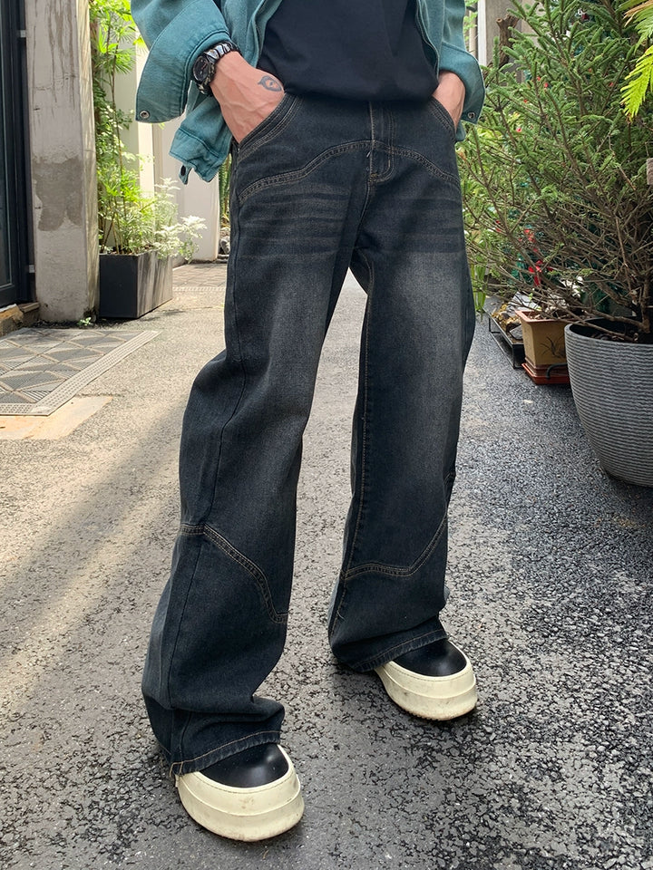 Bootcut wide-leg jeans TI91